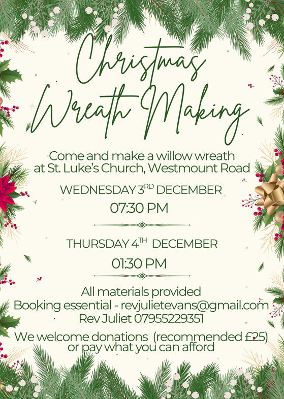 wreath making poster